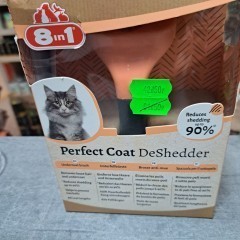 8in1 Perfect Coat DeShedder Cat - zgrzebło  dla kota PAWIK.PL