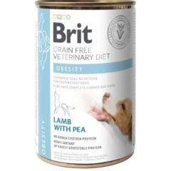 Brit veterinary Diet Dog obesity jagnięcina 400g