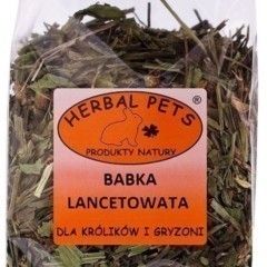 Herbal pets babka lancetowata suszona  70g dla gryzoni I królików