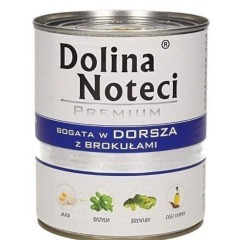 Dolina Noteci Premium bogata w dorsza z brokułami 800g 10szt