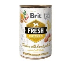 Brit fresh kurczak że słodkimi ziemniakami 2x400g