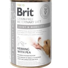 Brit veterinary Diet Dog Joint &mobility 400g śledź i indyk