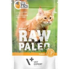 Raw Paleo adult  Cat  TURKEY 12x100g-indyk