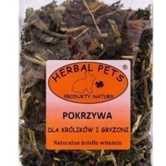 Herbal pets pokrzywa  suszona dla gryzoni i królikow70g