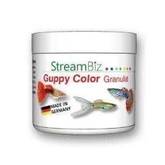 StreamBiz Pokarm Guppy Color granulat 40g {Świat Akwarysty}